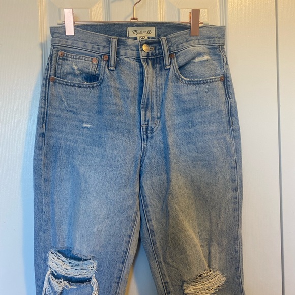 Madewell The Perfect Vintage Jeans Ellicott Wash Mom High Rise Straight Leg 24 - Picture 3 of 10